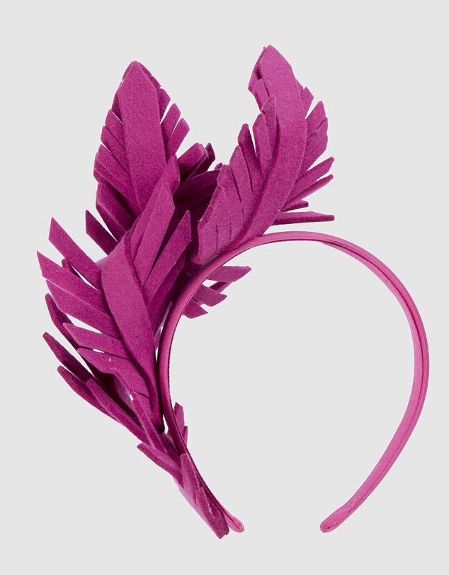 Max Alexander - Felt Leaf Fascinator