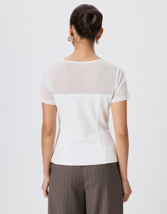 Tussah - Olivia V-Neck Crepe Top