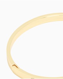 Lovisa - Gold Plated Diamante Hinge Bangle