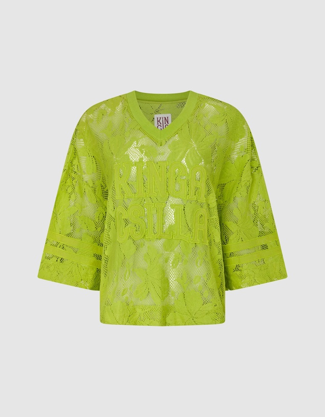 KINGA CSILLA - Nova Lace Onyx Tee