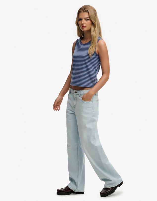Superdry - Mid Rise Wide Leg Jean