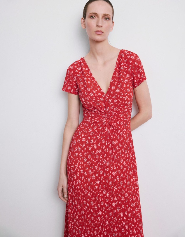 M.N.G - Printed Midi-Dress