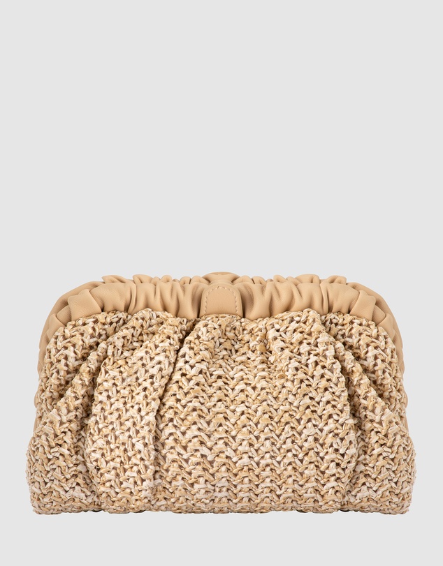 Olga Berg - Amalia Petite Gathered Clutch