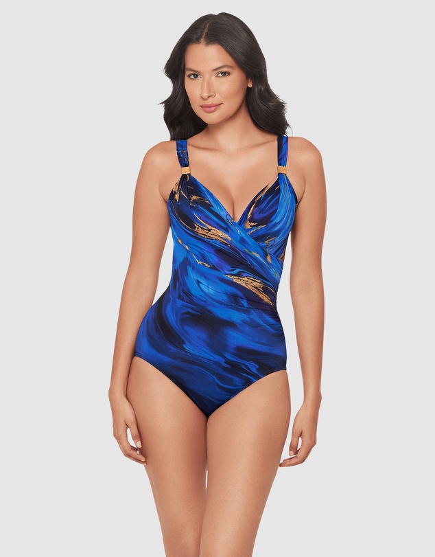 Miraclesuit Swimwear  - Stellar Nova Siren Crossover Shaping Swimsuit