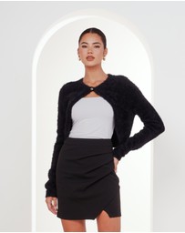 Pilgrim - Minxy Fluffy Knit Bolero