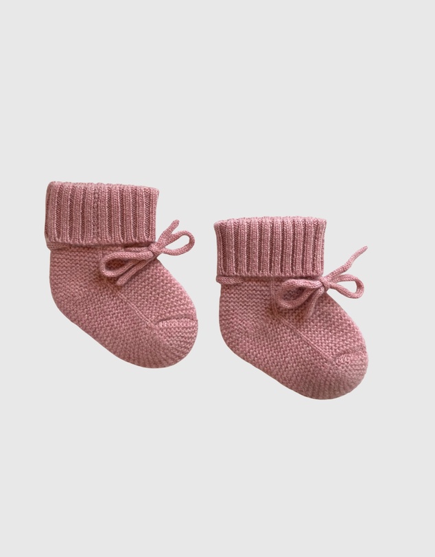 SILK MAGNOLIA - 100% Cashmere Baby Booties