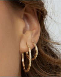 Arms Of Eve - Sebastian Gold Hoop Earrings