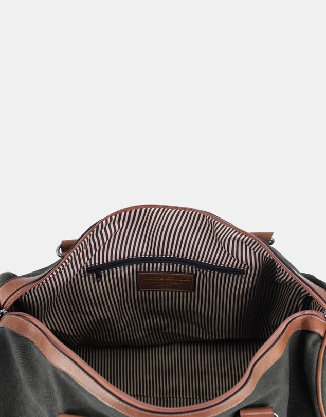 Pierre Cardin - Pierre Cardin Canvas Overnight Duffel Bag