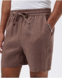 AERE - Euro Resort Linen Shorts