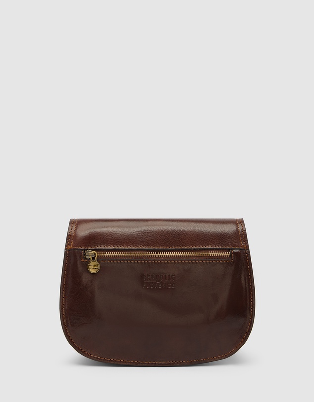 Republic of Florence - Mia Brown Crossbody Bag