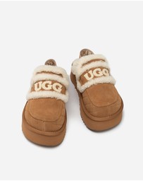 Ozwear Connection Uggs - Ugg Violet Matelassé Shearling Platform Slipper (Detachable Feature)