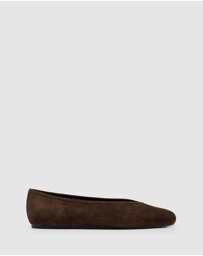 Dark Brown Suede