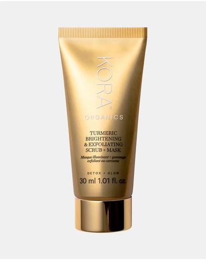 KORA Organics - Turmeric Brightening & Exfoliating Scrub + Mask 30mL
