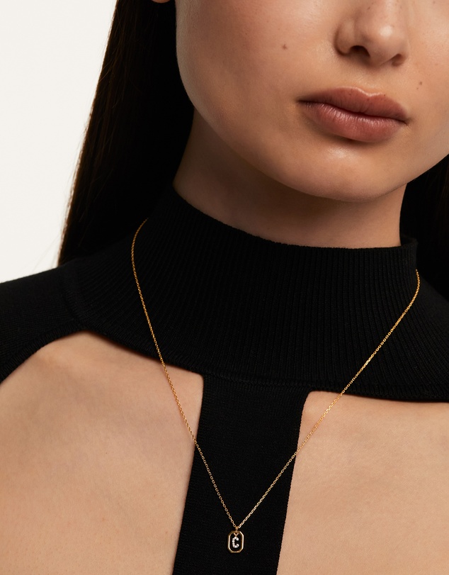 PDPAOLA - Mini Letter C Gold Necklace