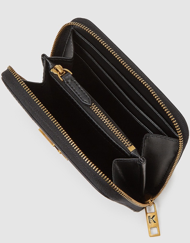 Karl Lagerfeld - K/Autograph Medium Zip Wallet