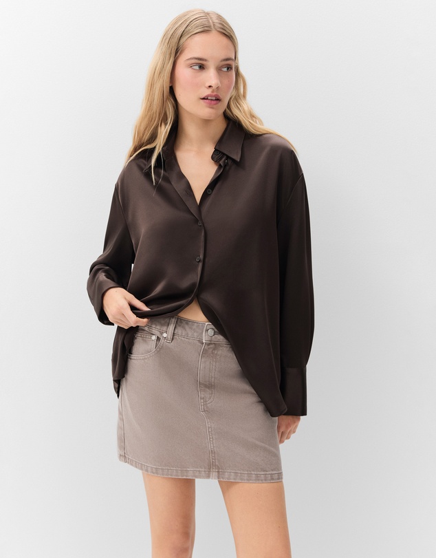 UNISON - Denim Mini Skirt