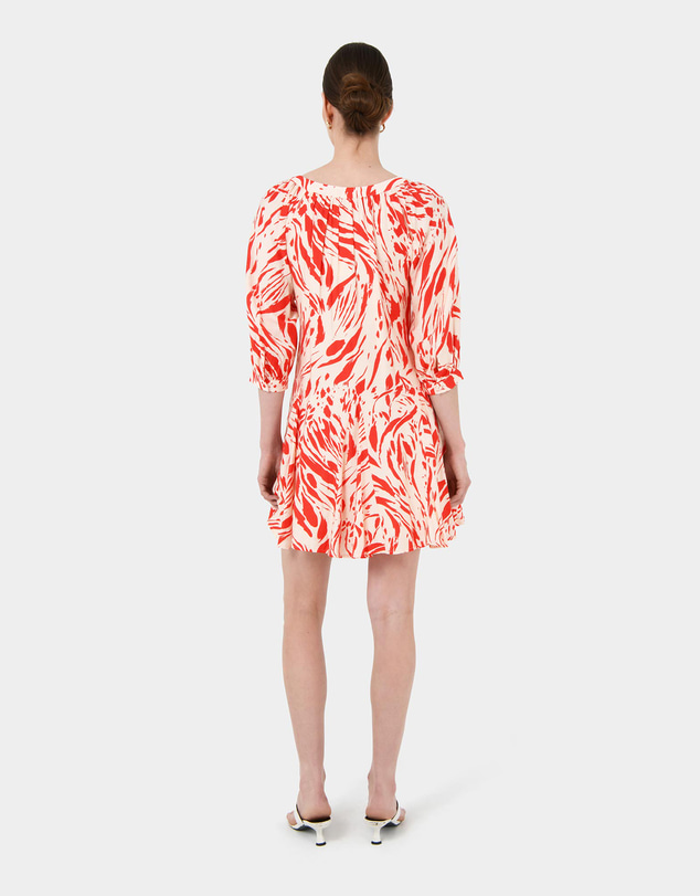 Forcast - Vienna V-Neck Tie Dress