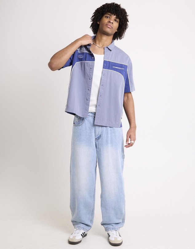 Insight - Axel Panelled Short Sleeve Shirt