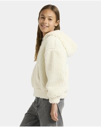 Roxy - Girls 4 to 16 Back to Full Fleece Jacket