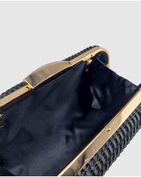 Izoa - Sophia Woven Clutch