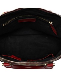 Pre-Loved by Azura Reborn - Pre-Loved Small Leather Trimmed House Check Canvas Bridle Orchard Satchel