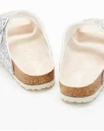 Holster - Farah Glitter Slide - Silver - Women's