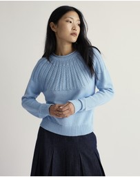 Seasalt - Seasalt Cornwall Blue Stone Chat Jumper
