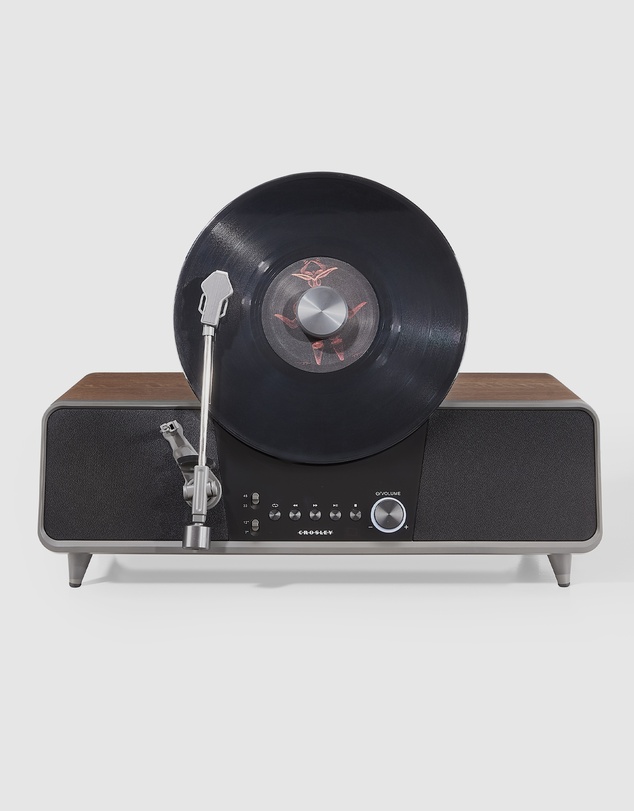 Crosley - Crosley Beck Automatic Vertical Record Player - Walnut