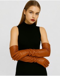 High Heel Jungle - Florence Lambskin Leather Opera Length Gloves