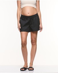 Soon Maternity - Jamie Linen Shorts