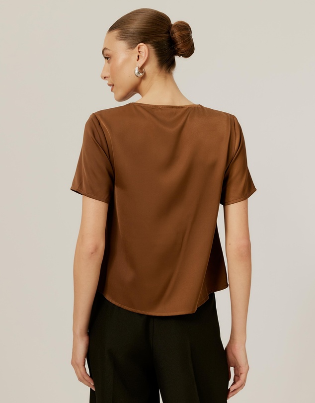 Tussah - SS Keyhole Top