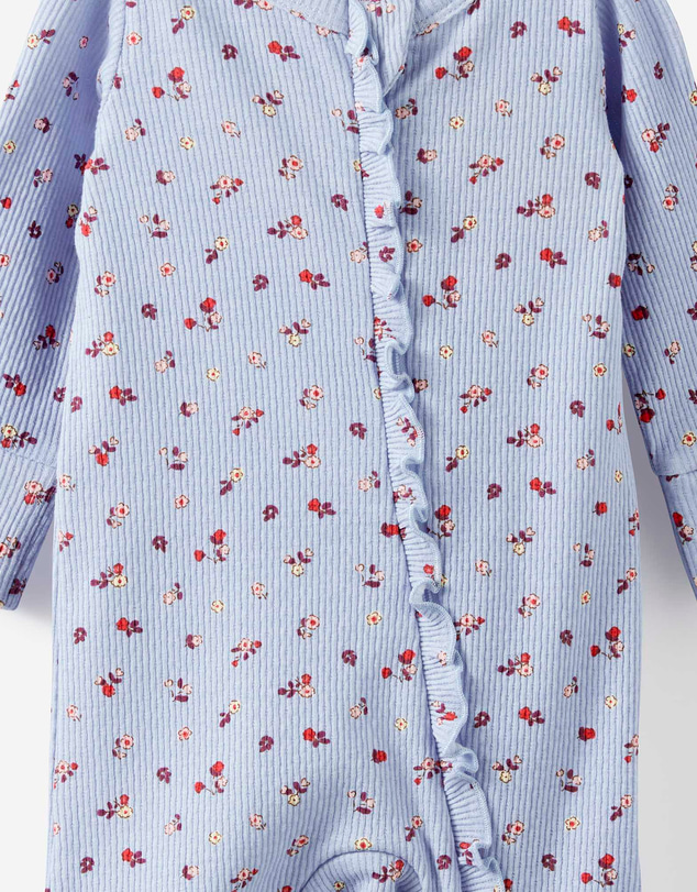 Cotton On Kids - Littlie Organic Long Sleeve Zip Romper