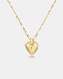 Ania Haie - Ania Haie Gold Shield Pendent Necklace