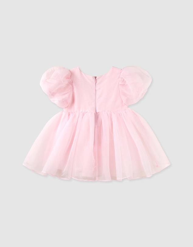 Designer Kidz - Sophia Puff Sleeve Baby Dress