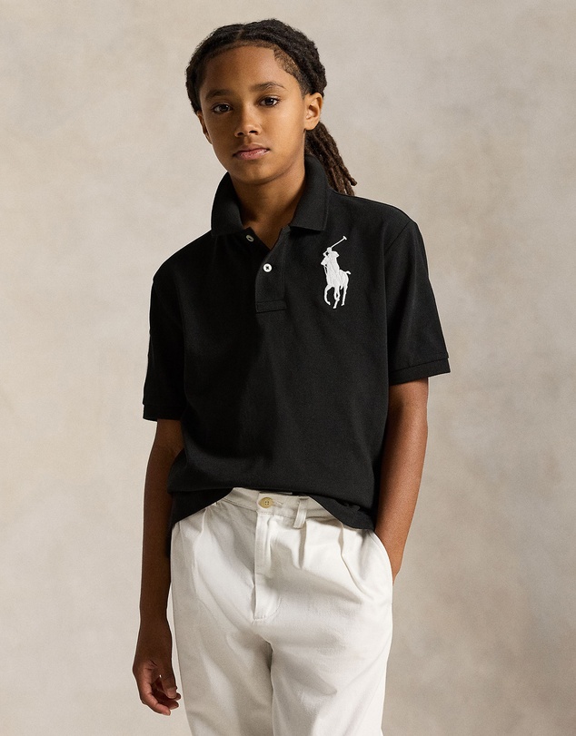 Polo Ralph Lauren - Big Pony Cotton Mesh Polo Shirt - Teens
