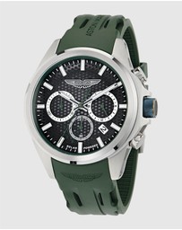 Aston Martin - HLC Chronograph Solar Bertelli Green Silicone Strap Watch