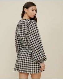The Fated - Yvelines Check Mini Dress