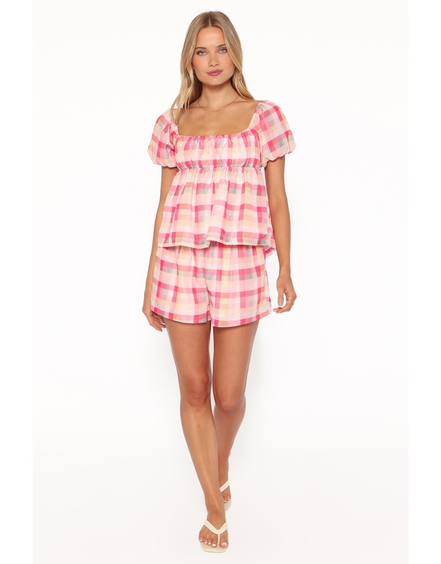 Petal & Pup - Julia Set - Pink Picnic Plaid