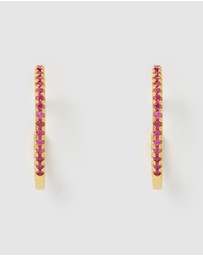 Izoa - Belle Hoop Earrings