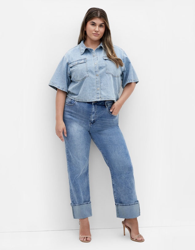 City Chic - Lanie Denim Shirt