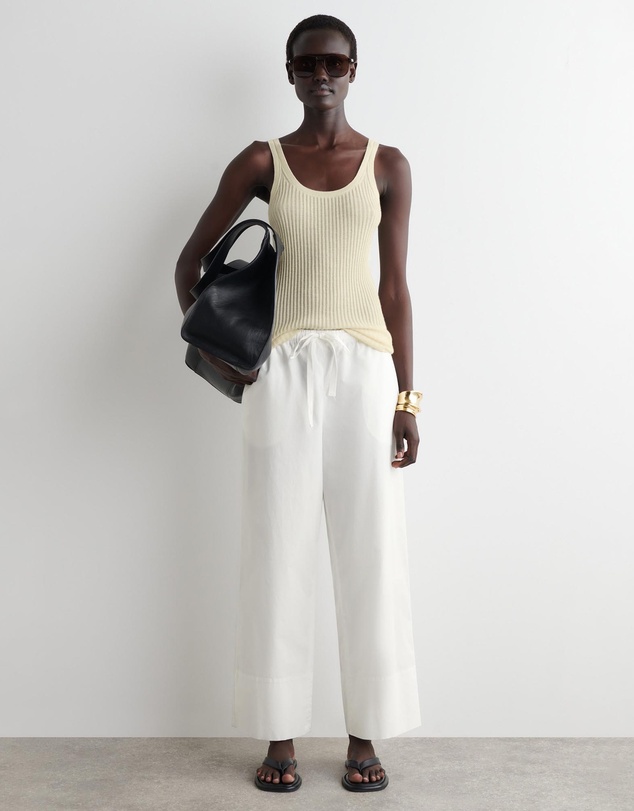 COS - Drawstring Cotton Trousers