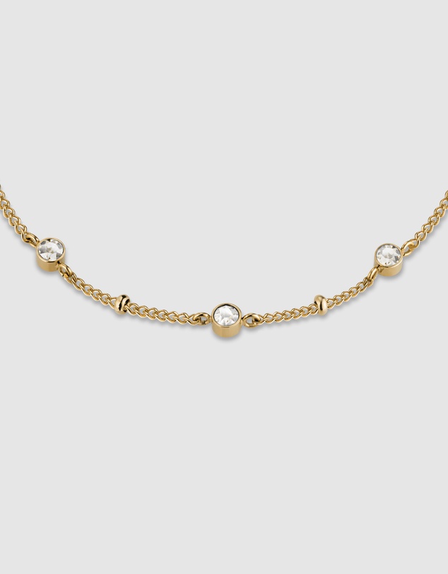 Rosefield - Multi Crystal Gold-Tone Bracelet