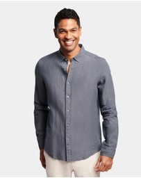 Brooksfield - Plain Linen Casual Shirt