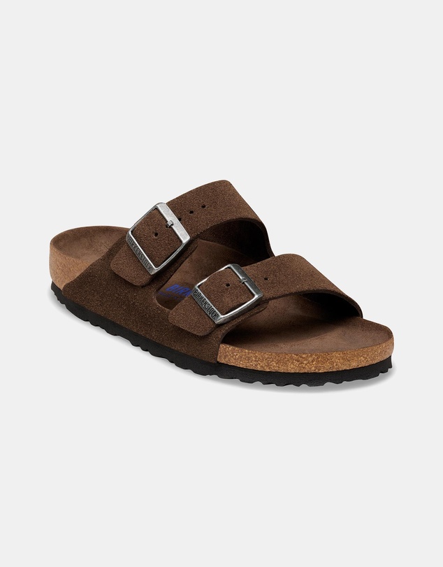 Birkenstock - Arizona SFB Tonal Footbed Suede Leather Regular - Unisex