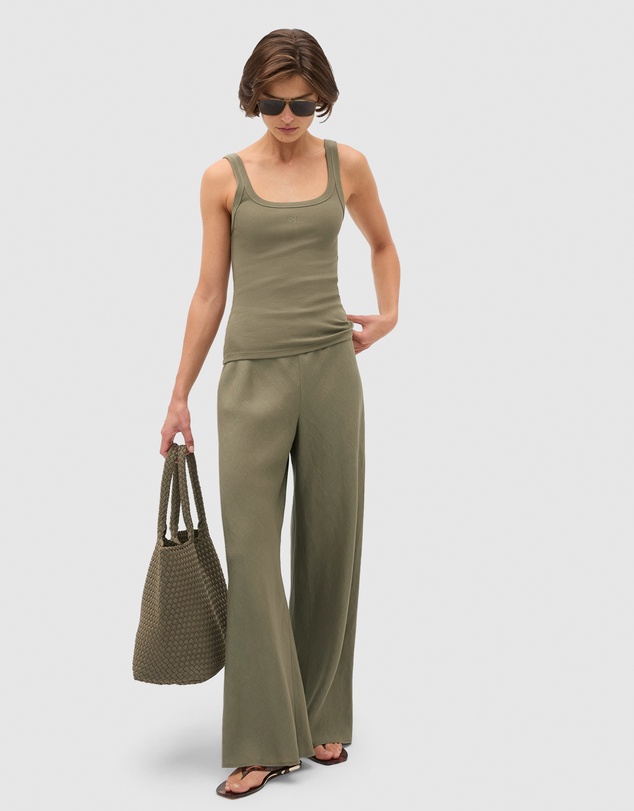 Seed Heritage - Core Linen Easy Wide Leg Pant