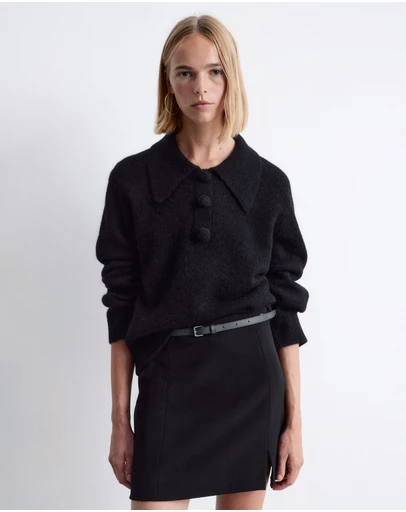 & Other Stories - Alpaca-Blend Collared Jumper