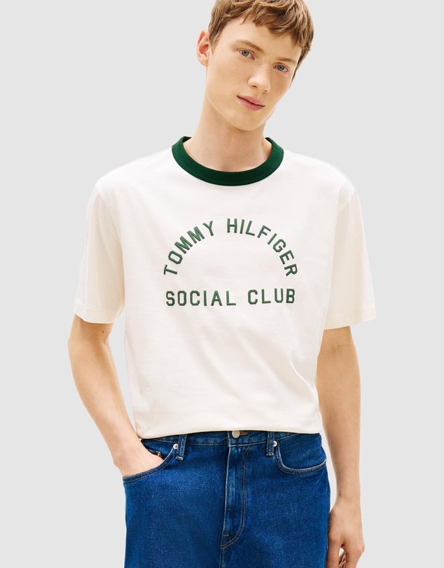 Tommy Hilfiger - Contrast Crew Neck Relaxed Jersey T-Shirt