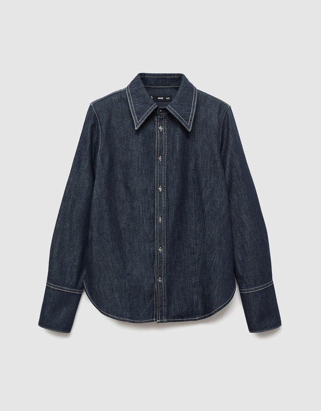 M.N.G - Denim Shirt With Seams