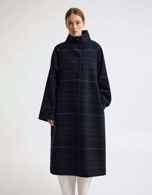 Oxford - Edi Wool Funnel Collar Coat