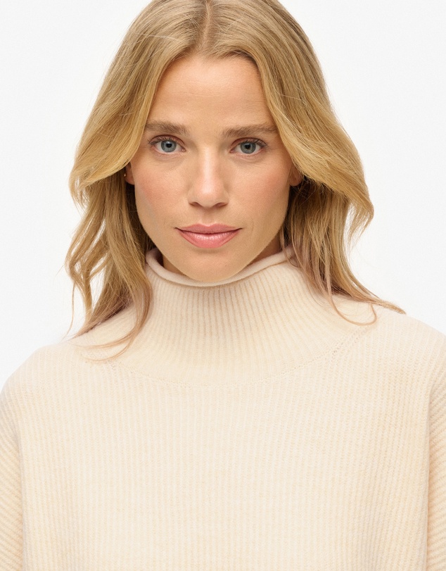 Superdry - Slouchy Mock Neck Jumper